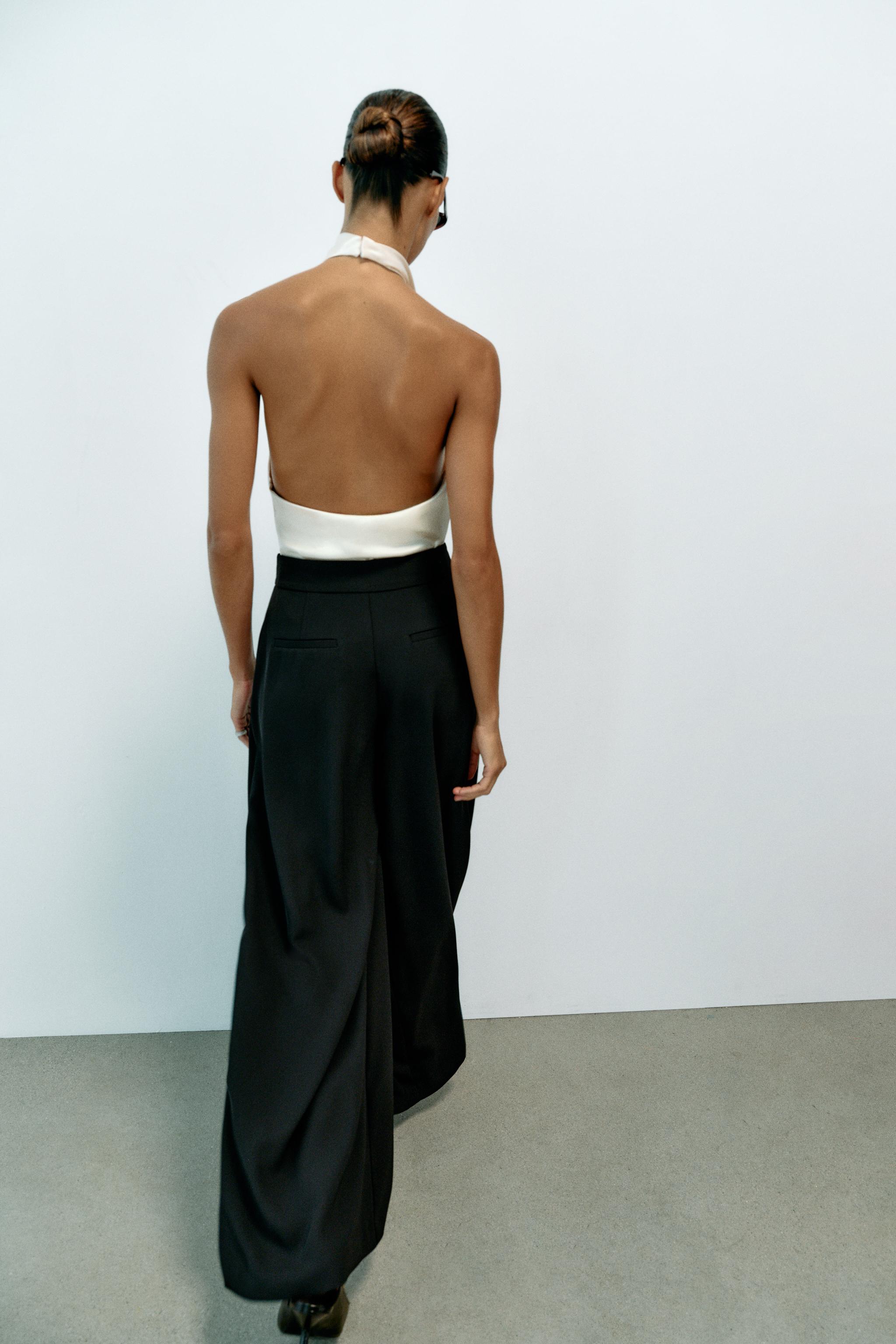 GOLD BUTTON PALAZZO PANTS