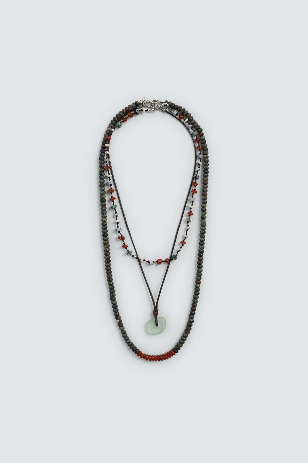 Pack Of 3 Combination Necklaces — Men's