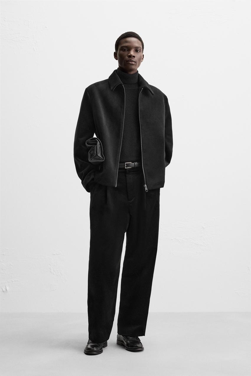 ベルベットジャケット - ブラック | ZARA Japan / 日本