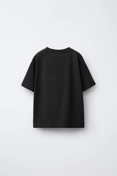 SLOGAN PRINT T-SHIRT - Dark anthracite by Zara - Image 1
