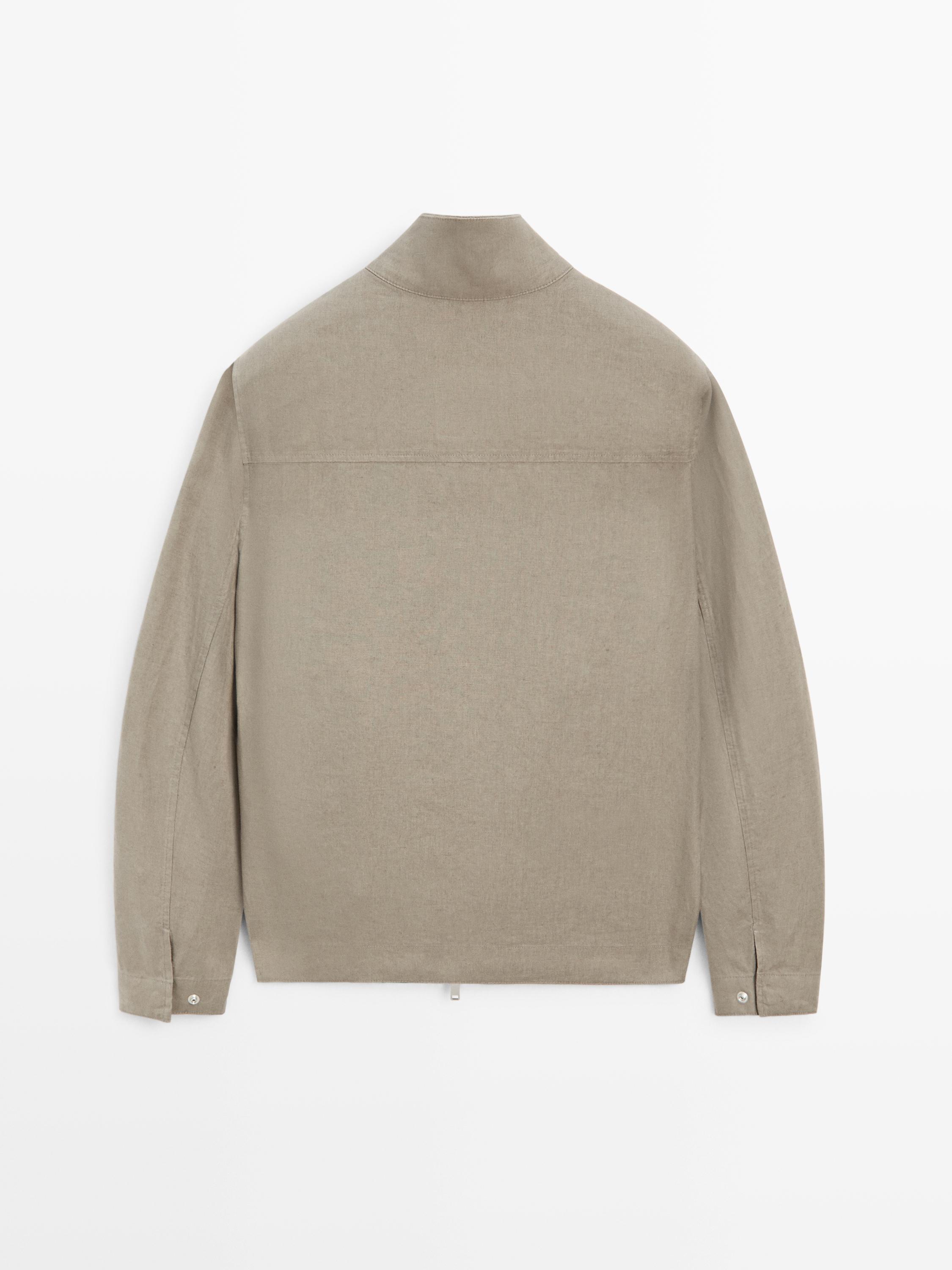 Veste bomber lin