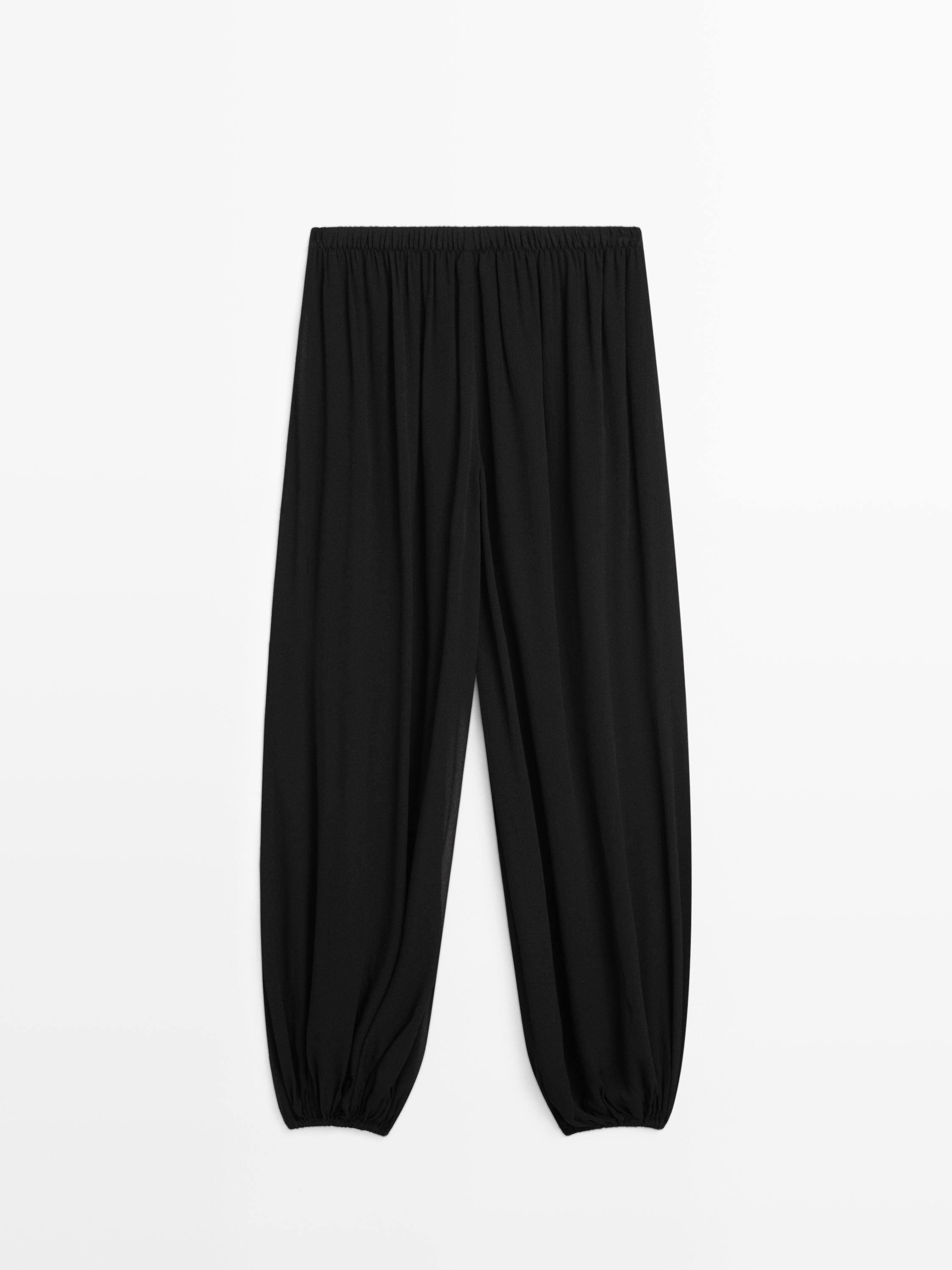 Sarouel trousers flowing fabric - LIMITED