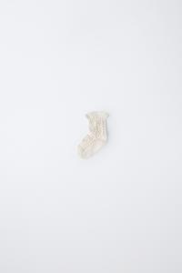 COTTON AND SILK OPENWORK SOCKS