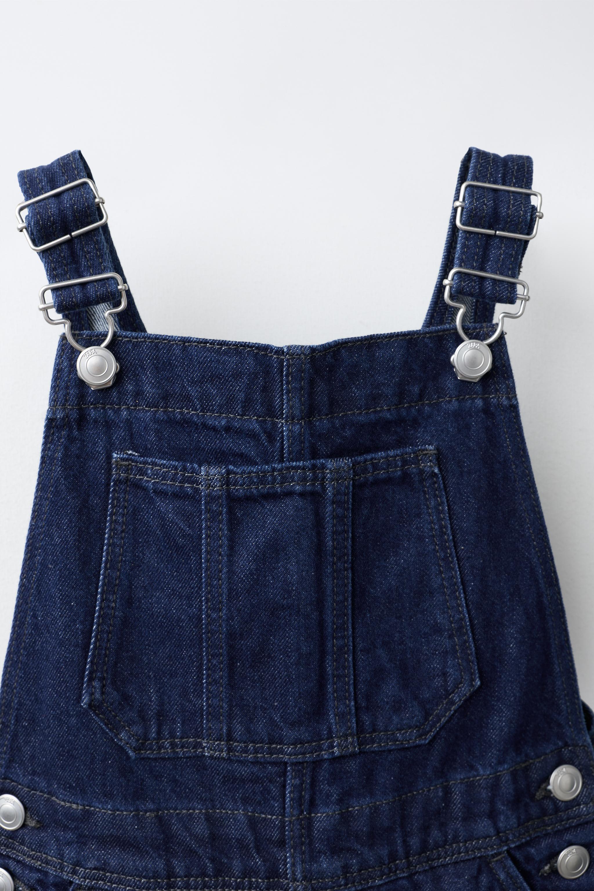 ロングデニムオーバーオール - ブルー | ZARA Japan / 日本