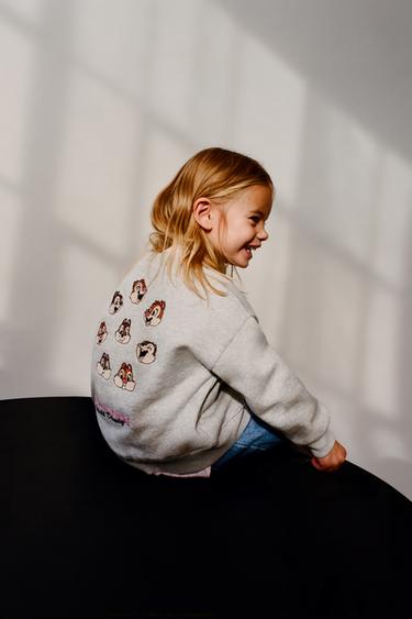 Zara CHIP ‘N DALE DISNEY © SWEATSHIRT - Gray marl