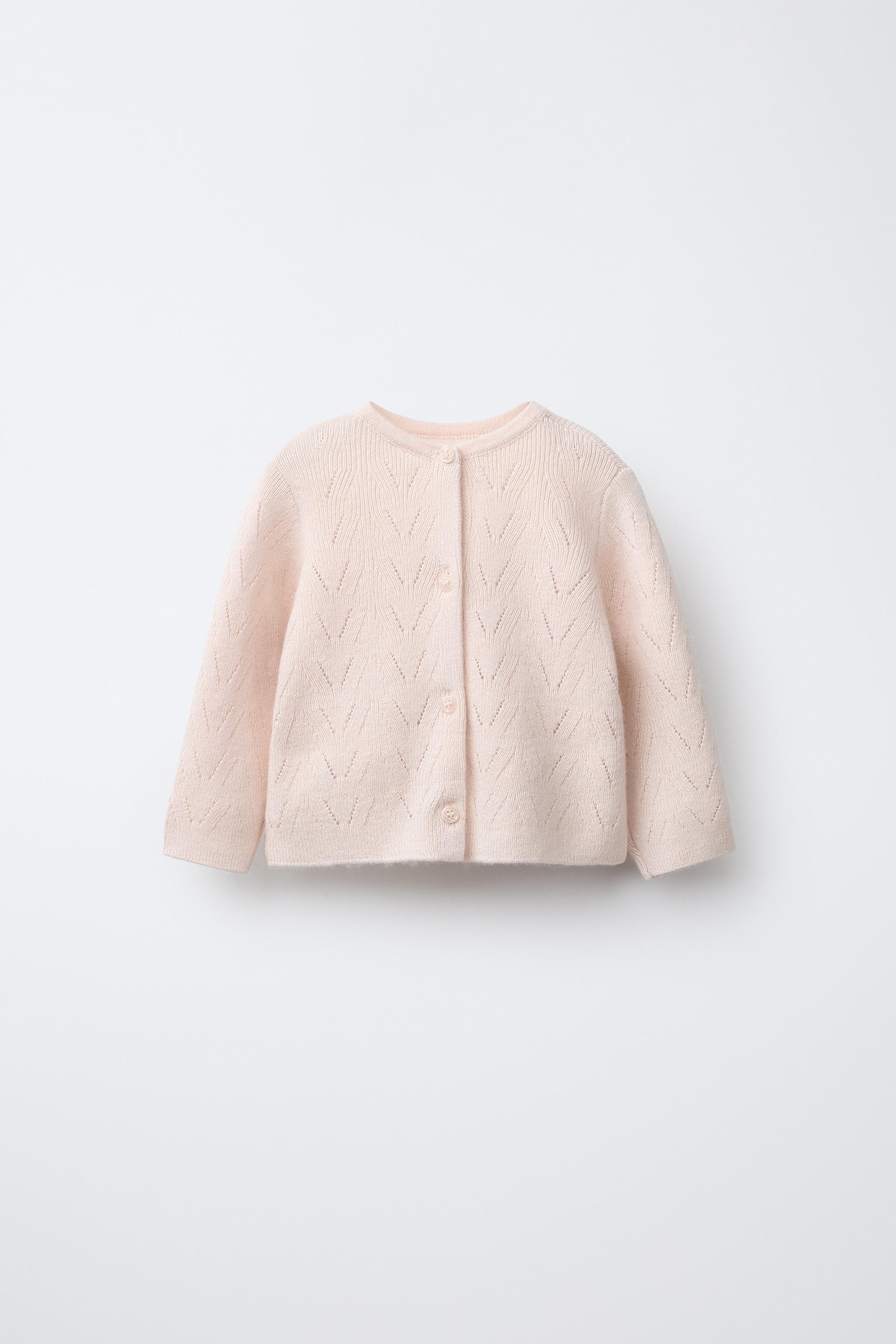 タイムSALE‼️早い者勝ち‼️ZARA ベージュ ニットカーディガン 新品 美品 ZARA ニットカーディガン ベージュ S ゴールドボタン