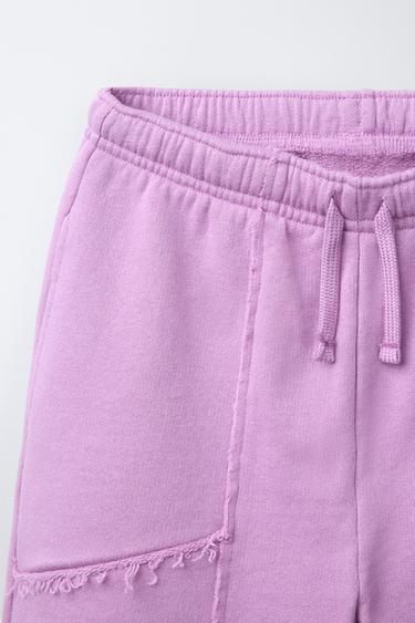 BERMUDA EFFET DÉLAVÉ SURF - Lilas de Zara - Image 2