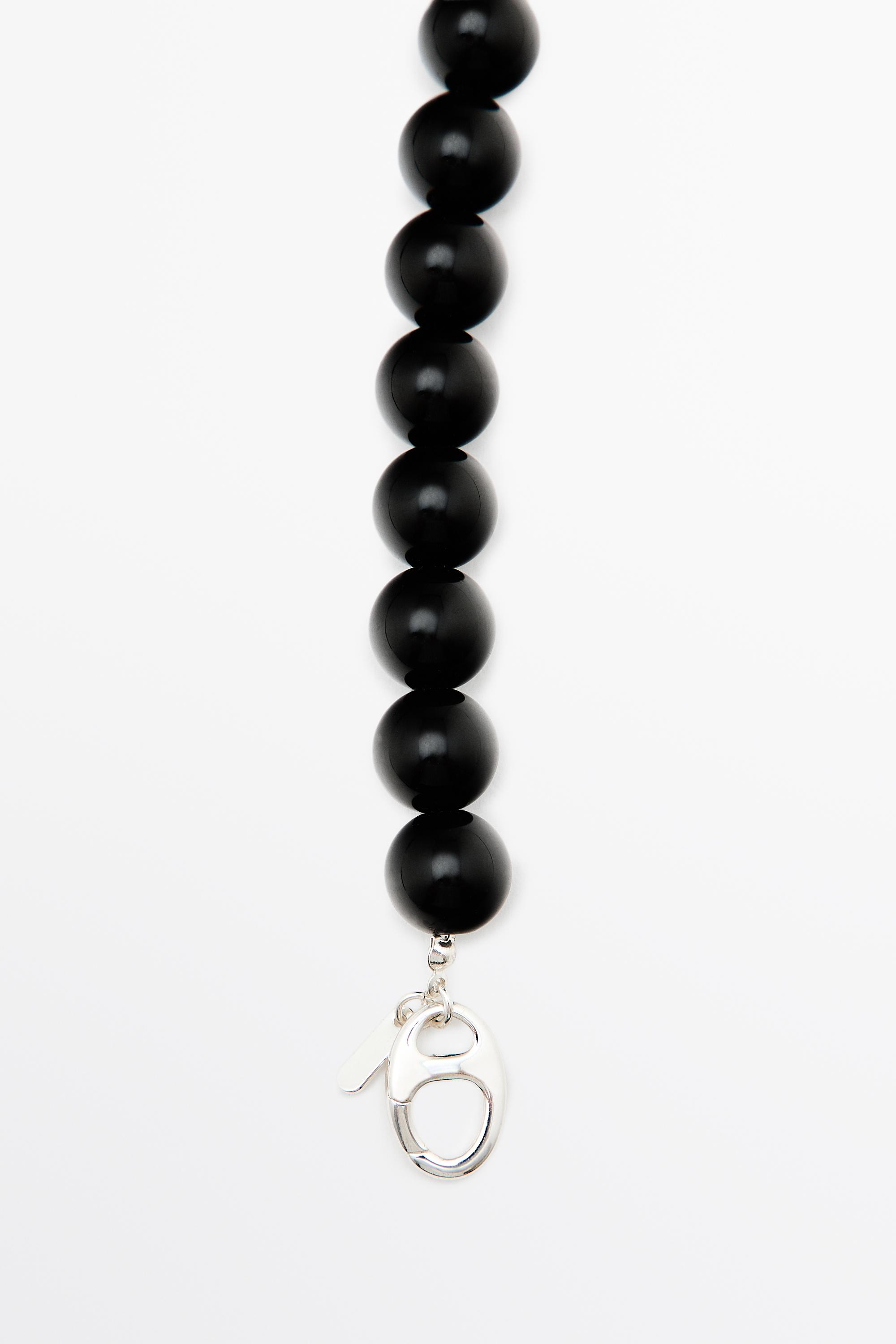 Glass bead necklace
