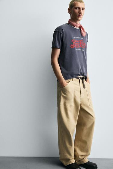 PEPSI © PEPSICO LOGO T-SHIRT - Navy blue by Zara - Image 5