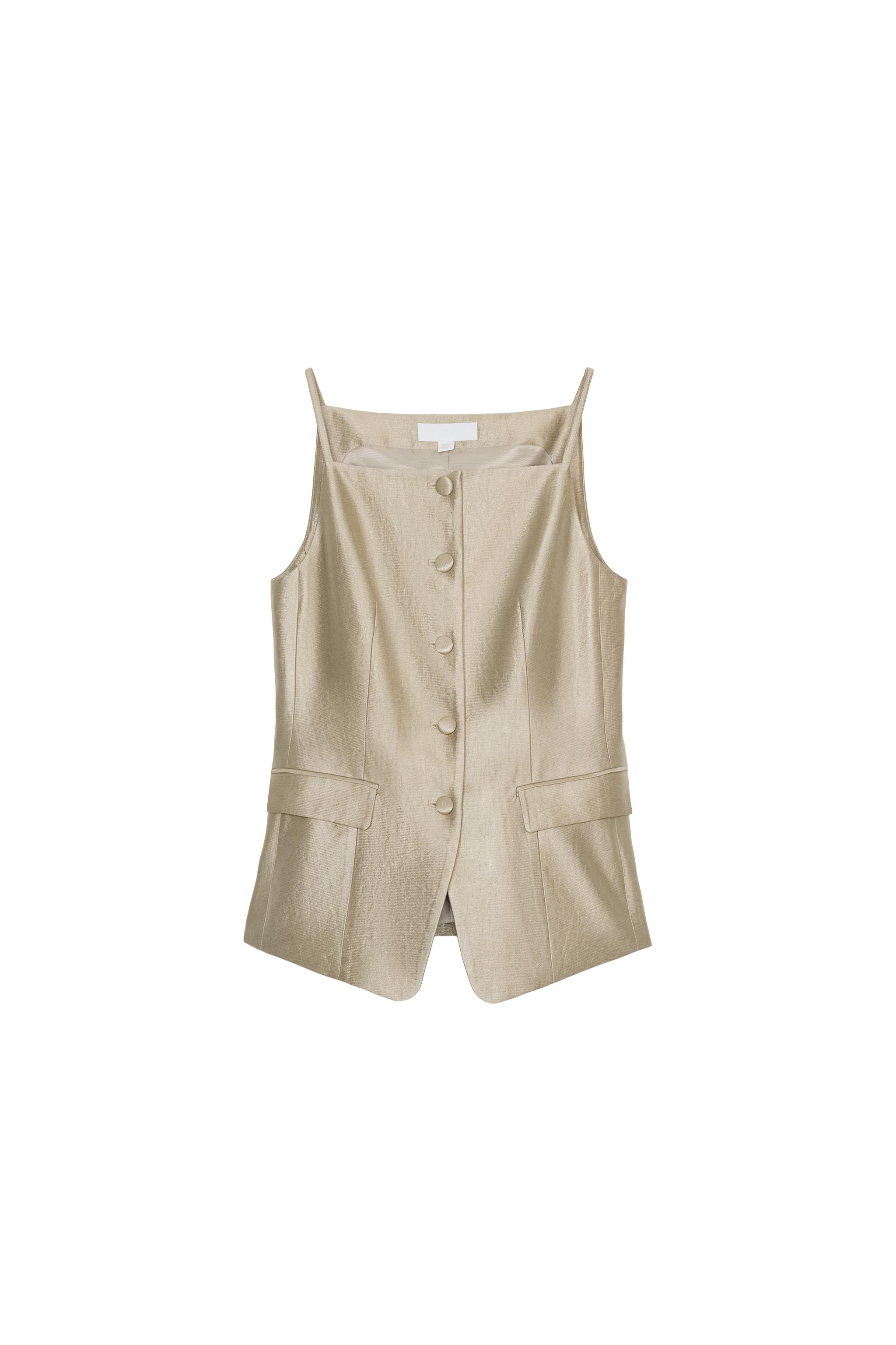 GILET BUSTIER CINTRÉ