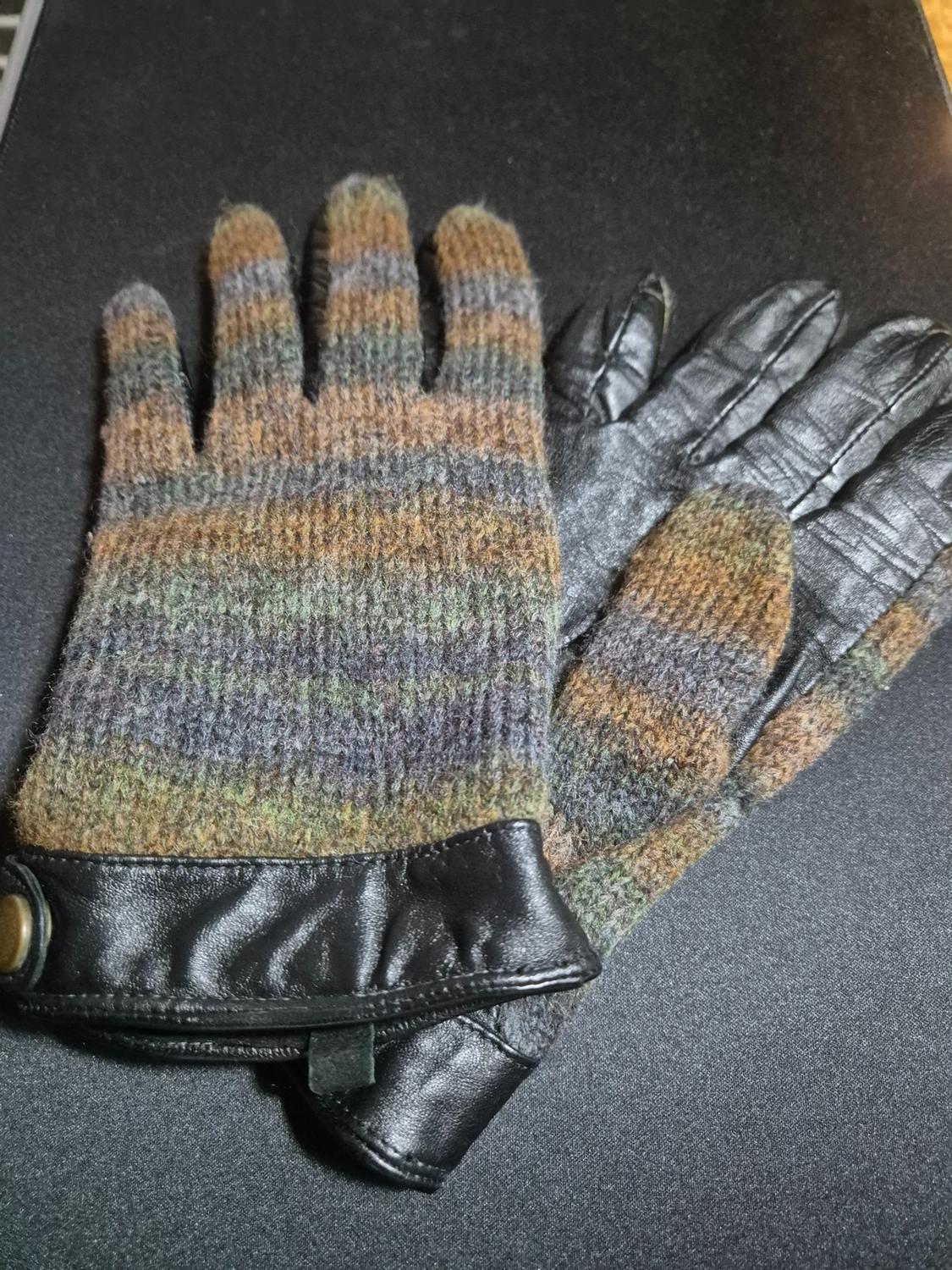 GUANTES PIEL Y TELA - Image 4