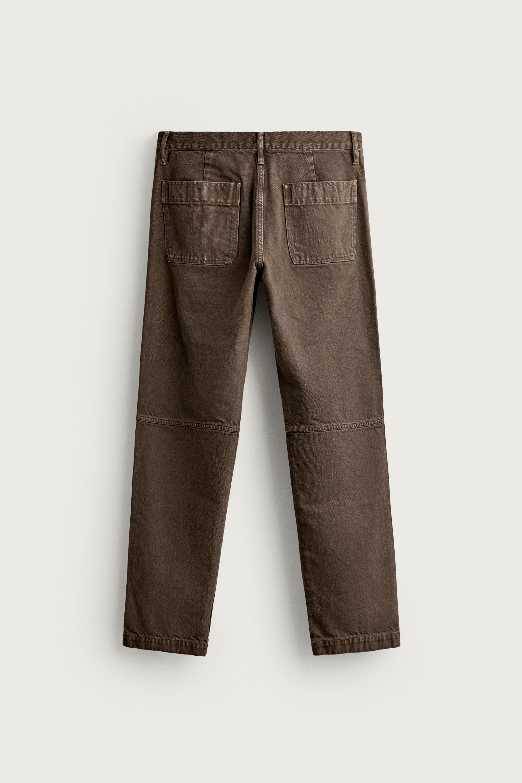 STRAIGHT-FIT POCKET JEANS 2026 TANAKA NY TYO LTD.© — Brown