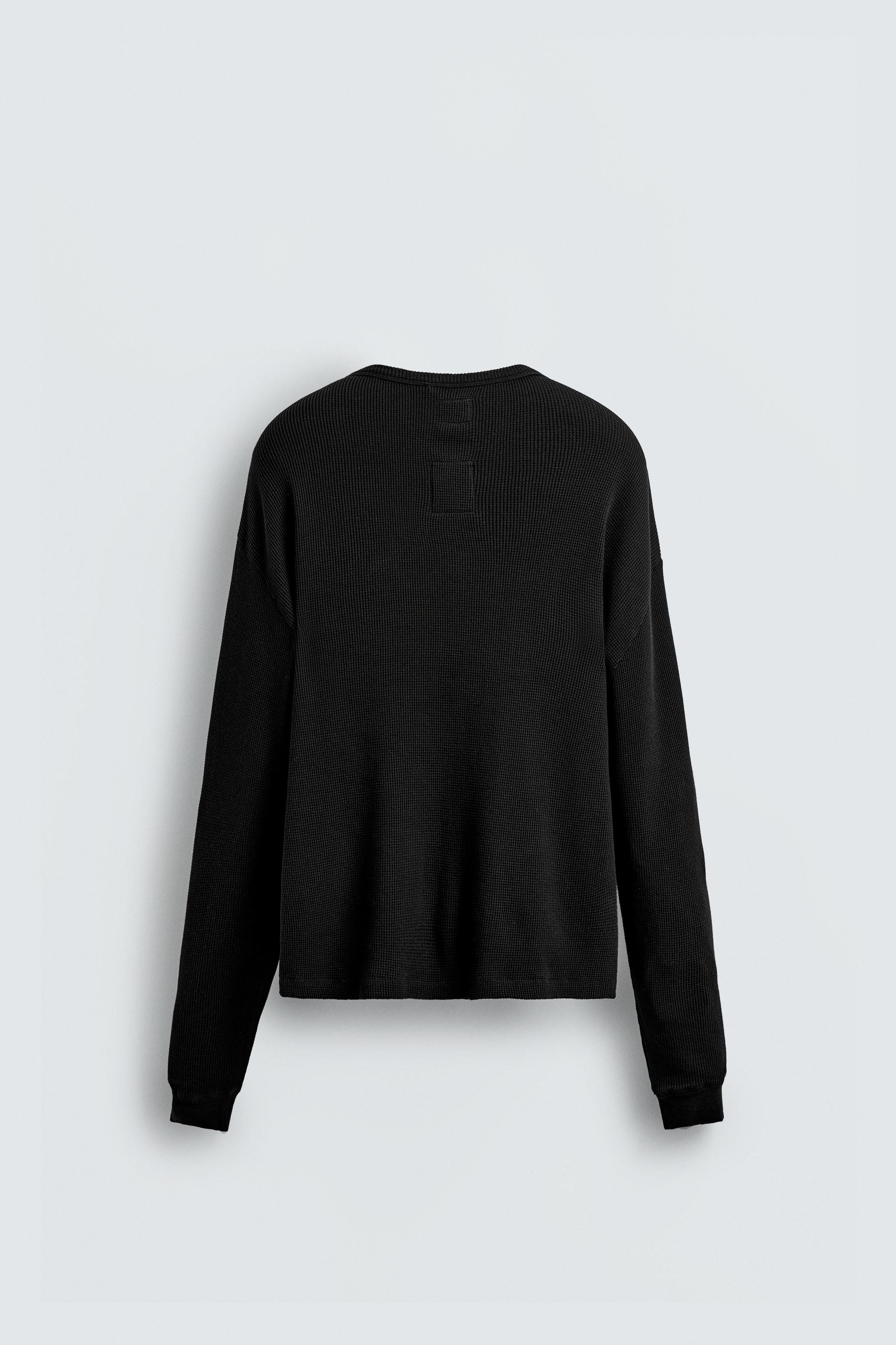 ワッフルニットX SR_A Tシャツ - オフホワイト | ZARA Japan / 日本