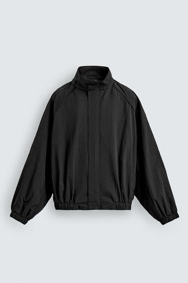 RELAXED FIT TECHNICAL JACKET - Black by Zara - Image 0