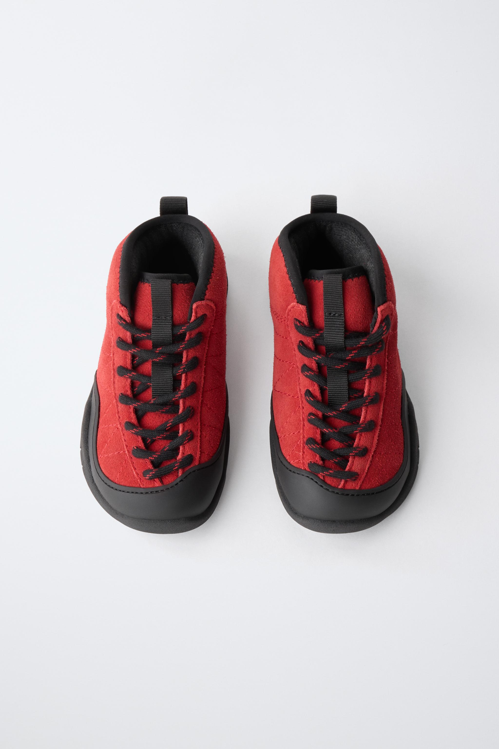 CONTRAST SNEAKER BOOTS