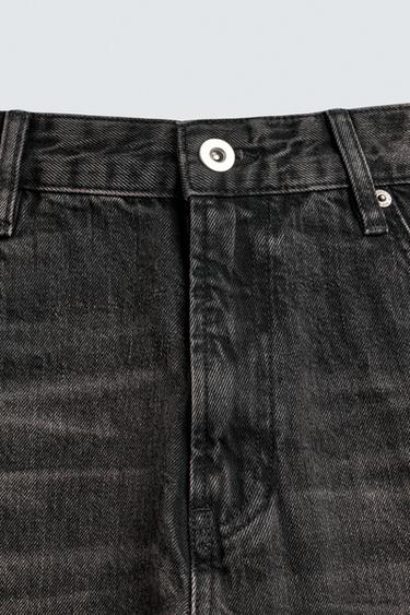 FLARE FIT JEANS - Charcoal by Zara - Image 8