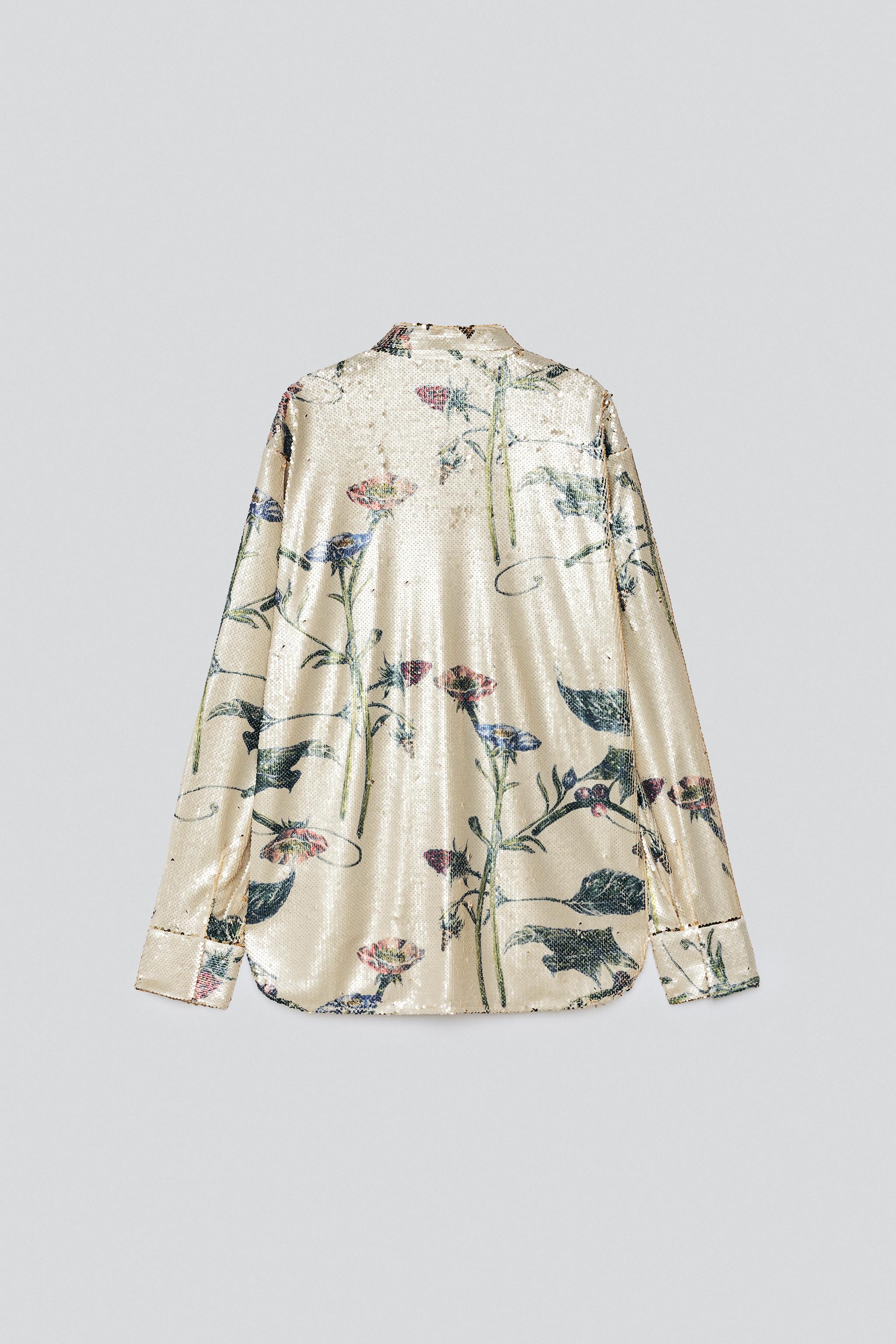 PRINTED SEQUIN SHIRT thumbnail 2