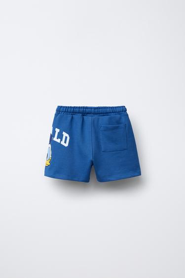 DONALD DUCK © DISNEY PRINTED BERMUDA SHORTS - Blue by Zara - Image 1