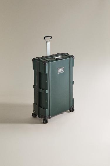 HARPER COLLECTIVE LARGE SUITCASE - Green by Zara