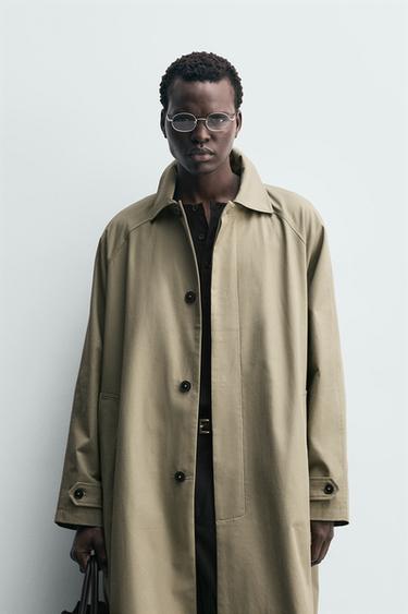 RELAXED FIT TRENCH COAT - Sand by Zara - Image 1