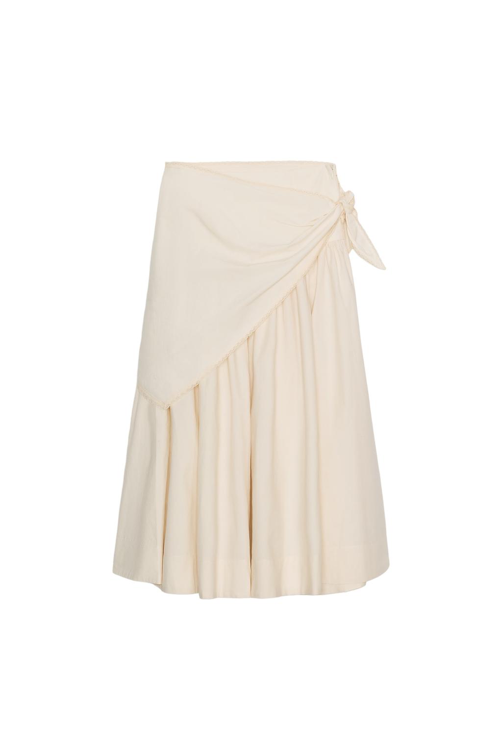 SCARF VOLUME MIDI SKIRT - image 3