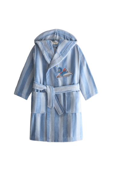 KIDS' DINOSAUR DRESSING GOWN - Blue by Zara