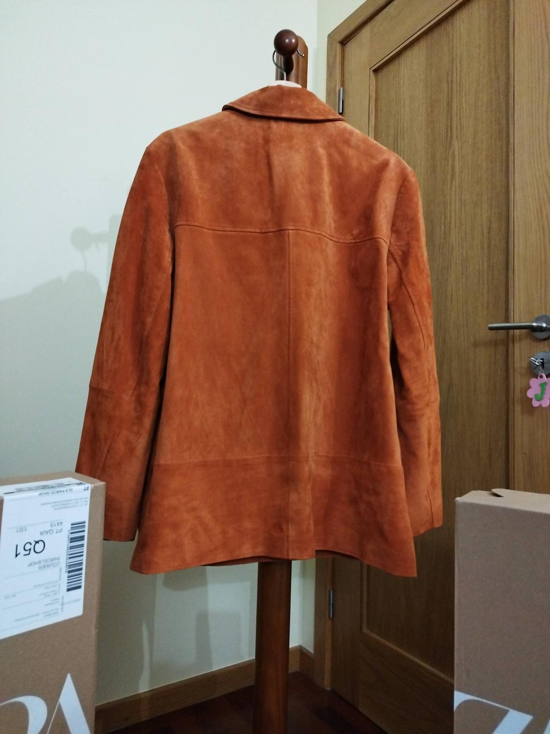 100% LEATHER SUEDE JACKET - Image 4