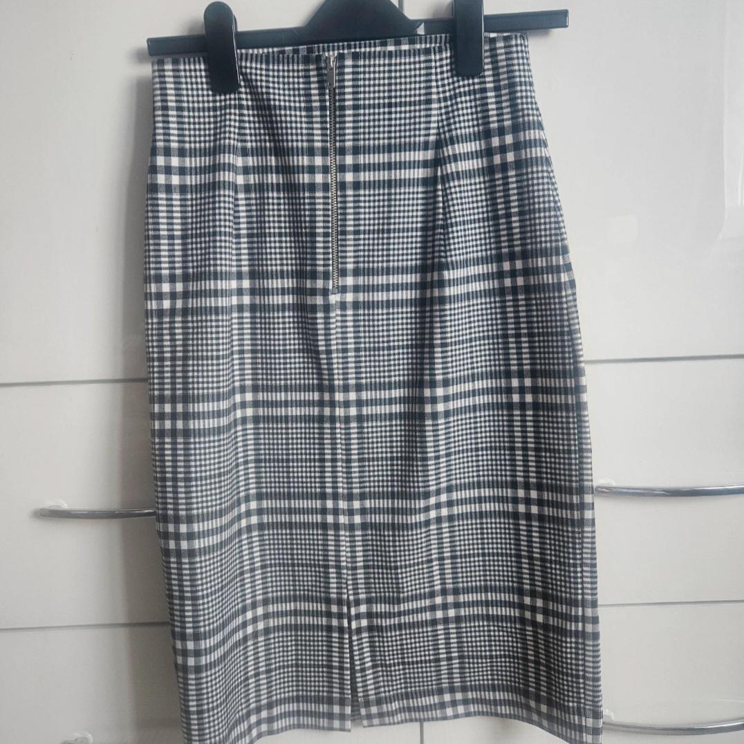 CHECK PENCIL SKIRT - Image 3