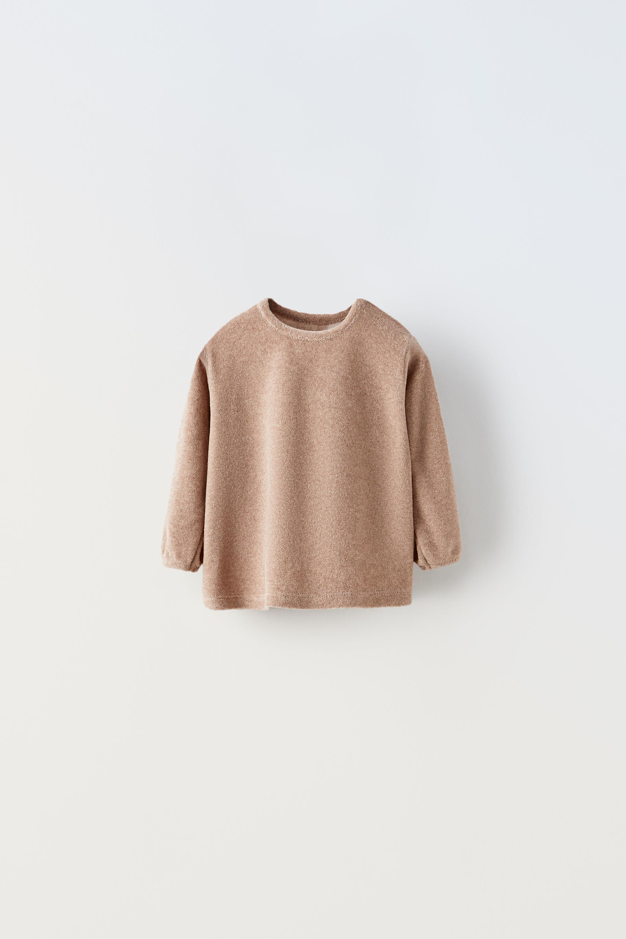 Brown sales jumper zara