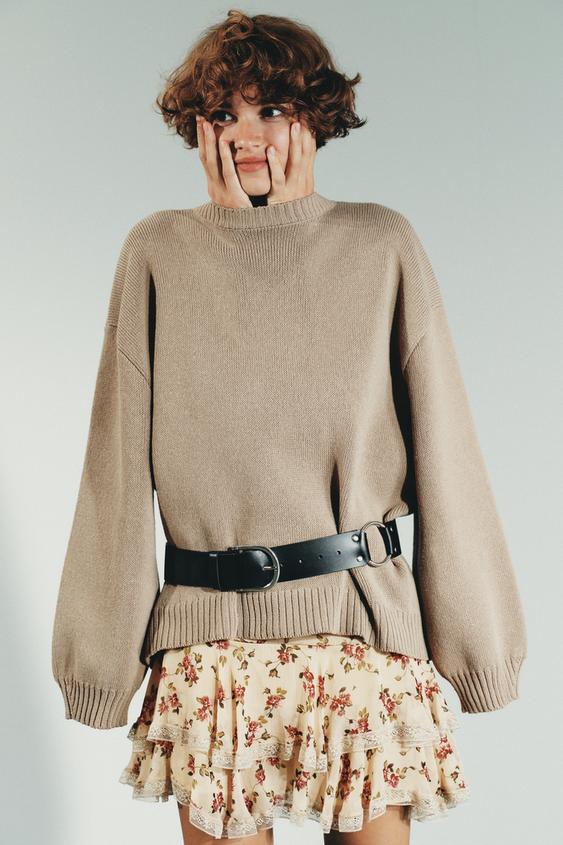 100% LEATHER RING BELT