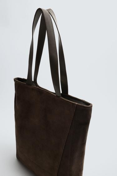 LIMITED EDITION LEATHER TOTE BAG - Brown by Zara - Image 5