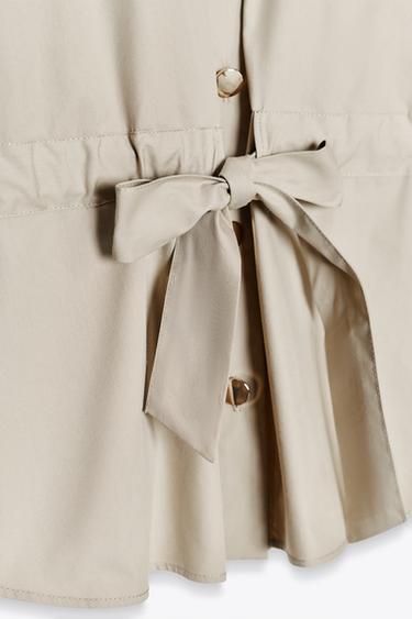POPLIN SAFARI SHIRT - Sand by Zara - Image 7