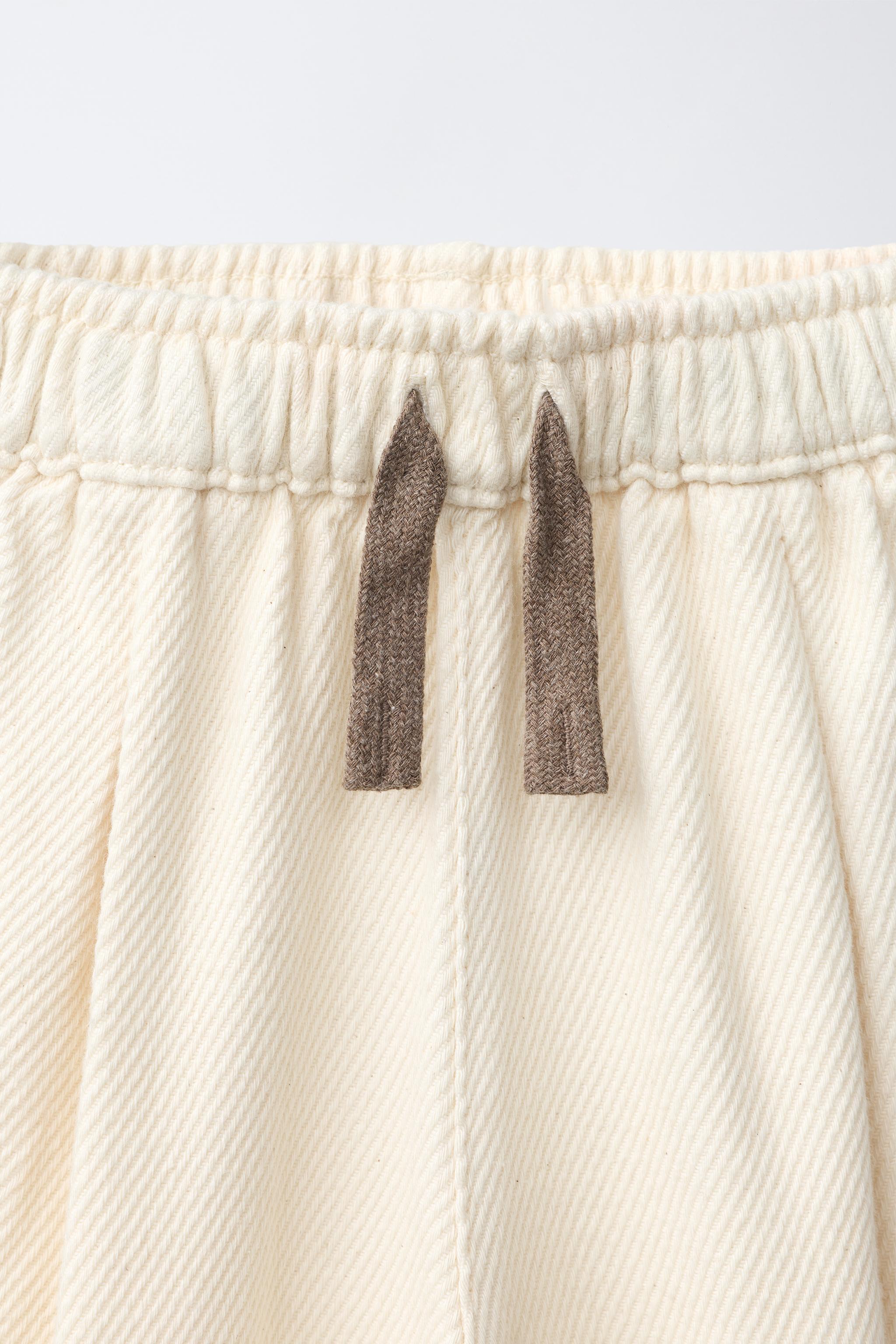 COZY EMBROIDERED BAGGY PANTS