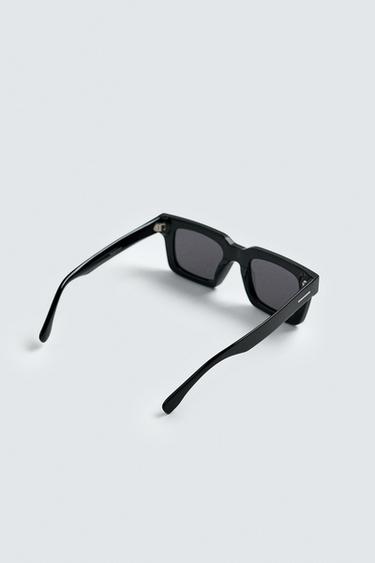 RECTANGULAR SUNGLASSES - Black by Zara - Image 3