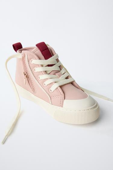 BASKETS MONTANTES FRAISES - Rose de Zara - Image 2