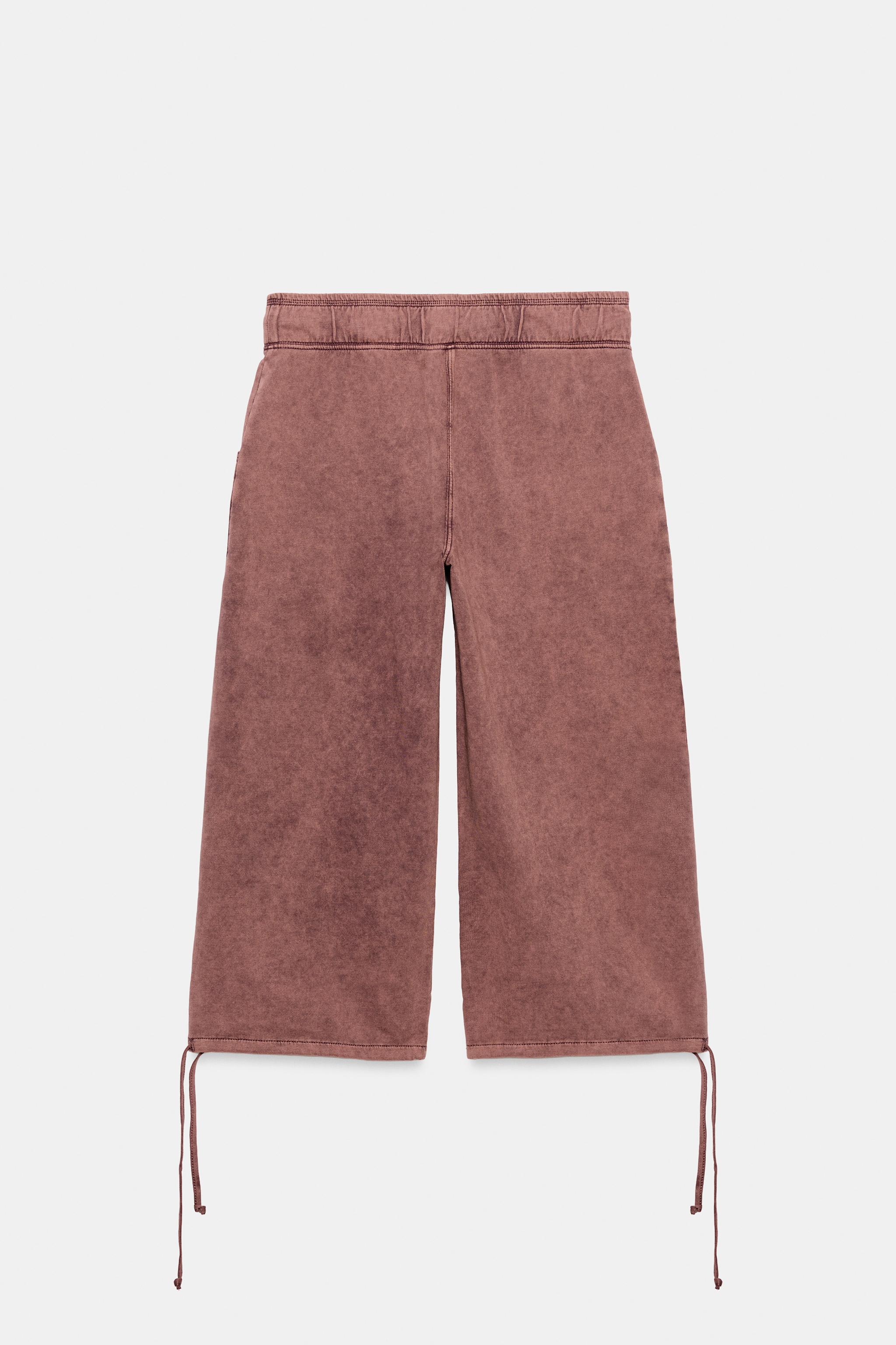 Женские шорты Zara WASHED EFFECT LONG BERMUDA SHORTS — фото 7