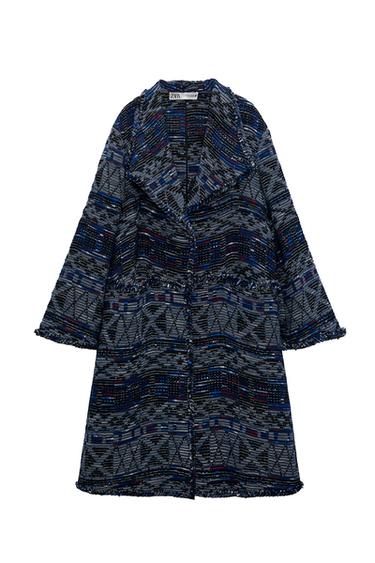 RELAXED JACQUARD COAT - LIMITED EDITION