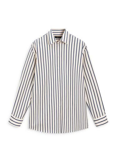 Chemise à rayures 100 % coton - Gaufrette de Zara