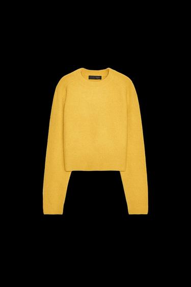 JERSEY BÁSICO PUNTO SOFT - Amarillo de Zara - Imagen 0