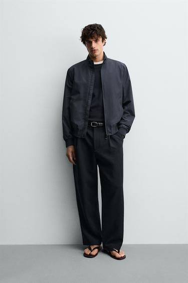 CHAMARRA TÉCNICA IMPERMEABLE - marino de Zara - Imagen 0