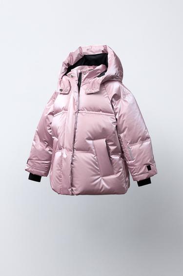 METALLIC 80% DOWN AND 20% FEATHER WATER-RESISTANT AND WINDPROOF PUFFER JACKET RECCO® SYSTEM SKI COLLECTION - 140 by Zara - Image 1