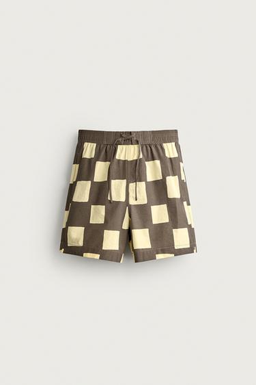 ДЛИННЫЕ ПЛАВКИ В КЛЕТКУ КОНТРАСТНОГО ЦВЕТА — Разноцветный от Zara
