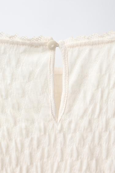 BODY EN DENTELLE - Écru de Zara - Image 3