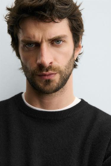 100% WOOL JUMPER - Black by Zara