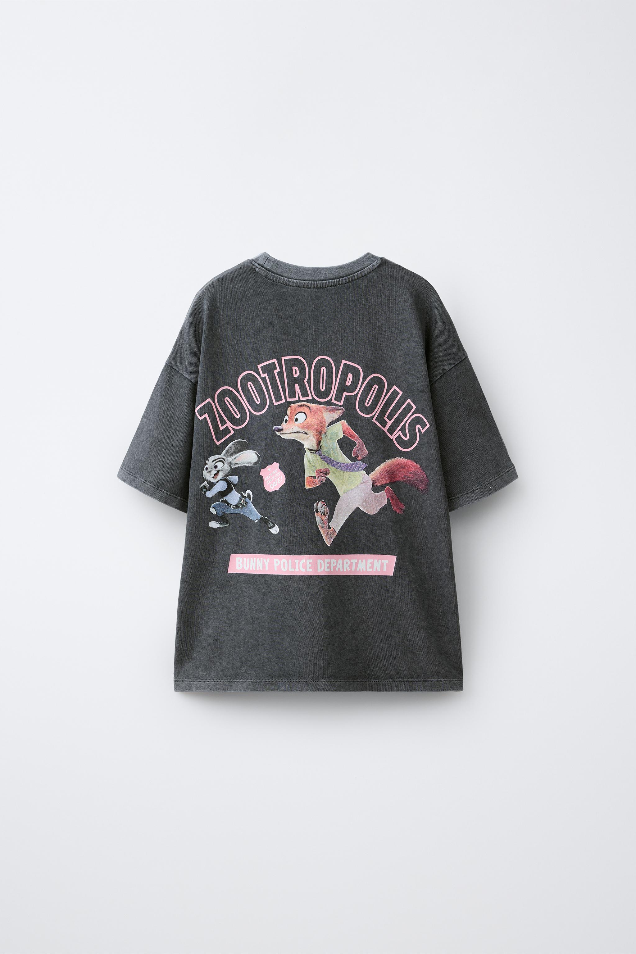 ZOOTOPIA © DISNEY WASHED EFFECT T-SHIRT