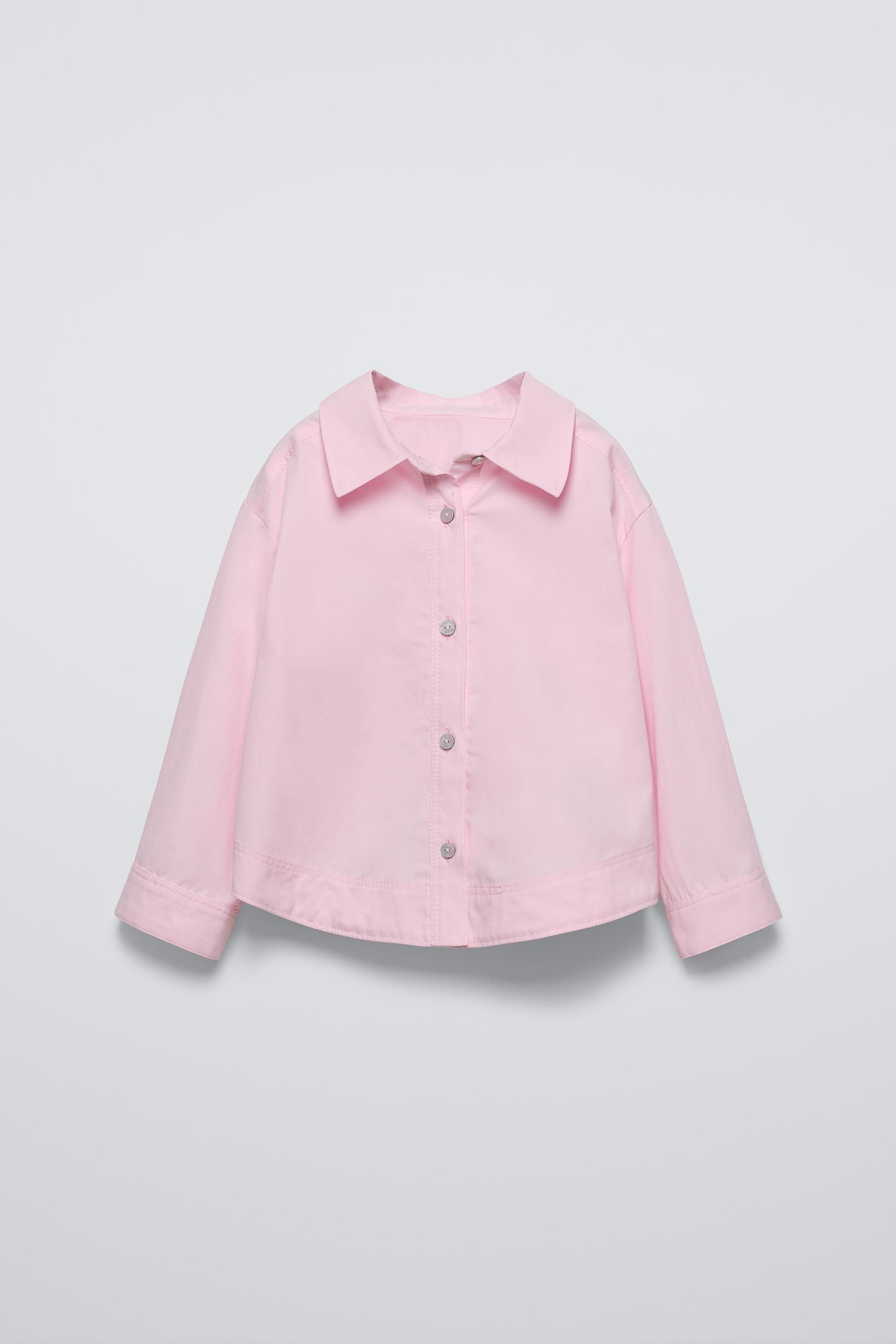 Camisa rosa zara online