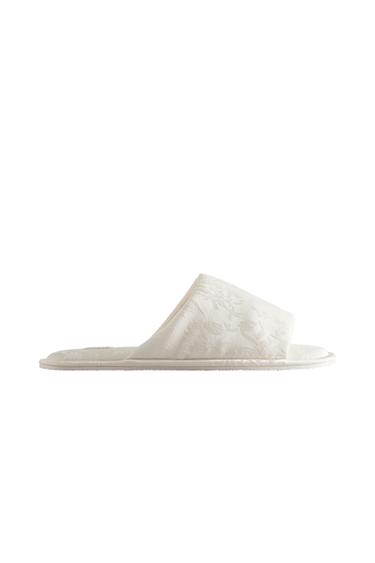 JACQUARD-PANTOLETTE - Beige von Zara