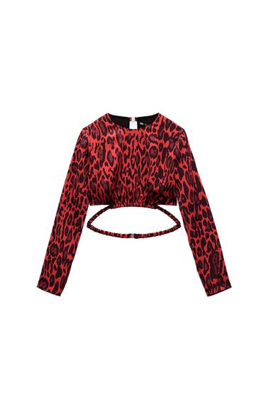 PRINTED CUT-OUT TOP