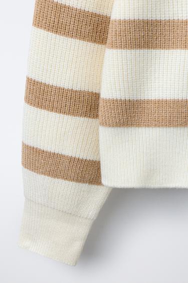 STRIPED KNIT SWEATER - Stripes by Zara - Image 3