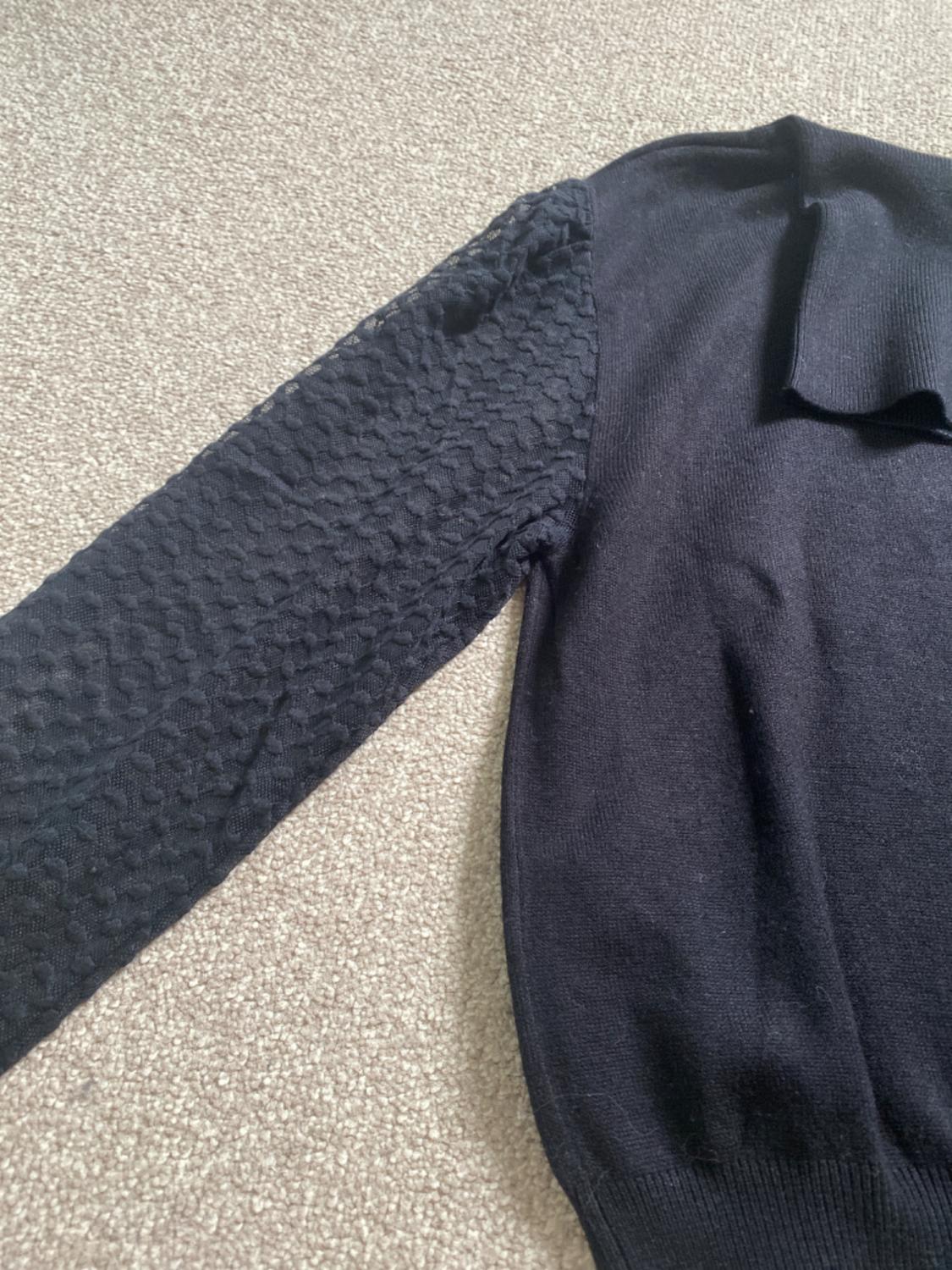 CONTRAST SLEEVE SWEATER - Image 2
